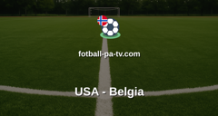 Treningskamp: USA - Belgia