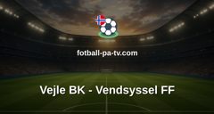 NordicBet Liga - 1. divisjon Danmark : Vejle BK - Vendsyssel FF