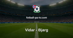 PostNord-ligaen: Vidar - Bjarg