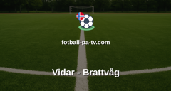 PostNord-ligaen: Vidar - Brattvåg