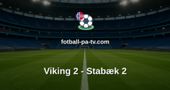 Norsk Tipping-ligaen: Viking 2 - Stabæk 2