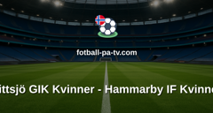 Damallsvenskan: Vittsjö GIK Kvinner - Hammarby IF Kvinner