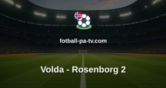 Norsk Tipping-ligaen: Volda - Rosenborg 2