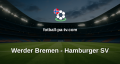 Bundesliga: Werder Bremen - Hamburger SV