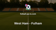 Engelsk Ligacup: West Ham - Fulham