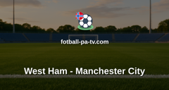 Premier League: West Ham - Manchester City