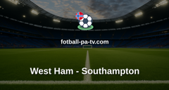 Championship: West Ham - Southampton