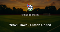 National League: Yeovil Town - Sutton United