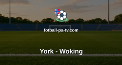 National League: York - Woking