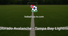 NHL: Colorado Avalanche - Tampa Bay Lightning