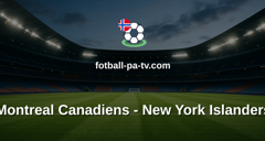NHL: Montreal Canadiens - New York Islanders