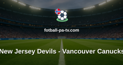 NHL: New Jersey Devils - Vancouver Canucks