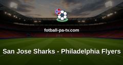 NHL: San Jose Sharks - Philadelphia Flyers