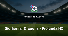Champions Hockey League: Storhamar Dragons - Frölunda HC