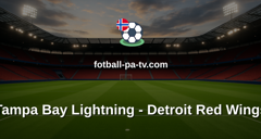 NHL: Tampa Bay Lightning - Detroit Red Wings