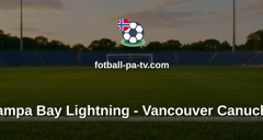 NHL: Tampa Bay Lightning - Vancouver Canucks