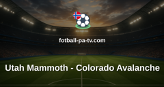 NHL: Utah Mammoth - Colorado Avalanche
